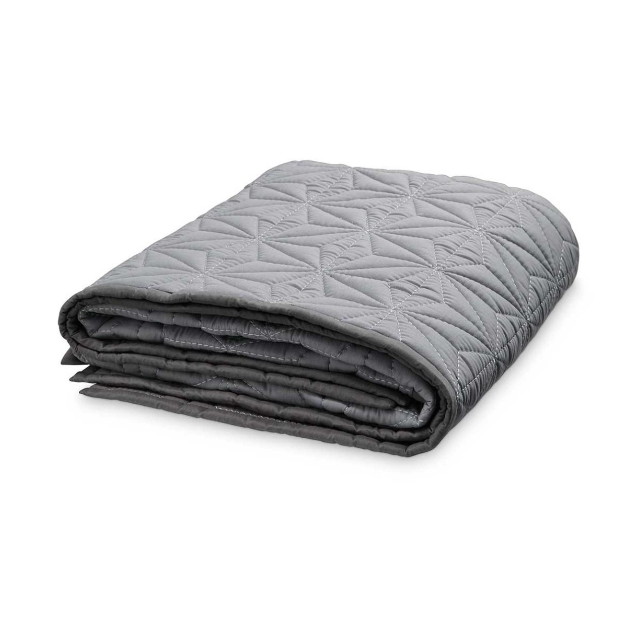 Couverture Quilt  - Gris